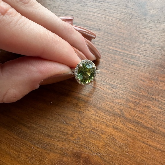Tourmaline and Diamond Cocktail Ring - Picture 5 of 8